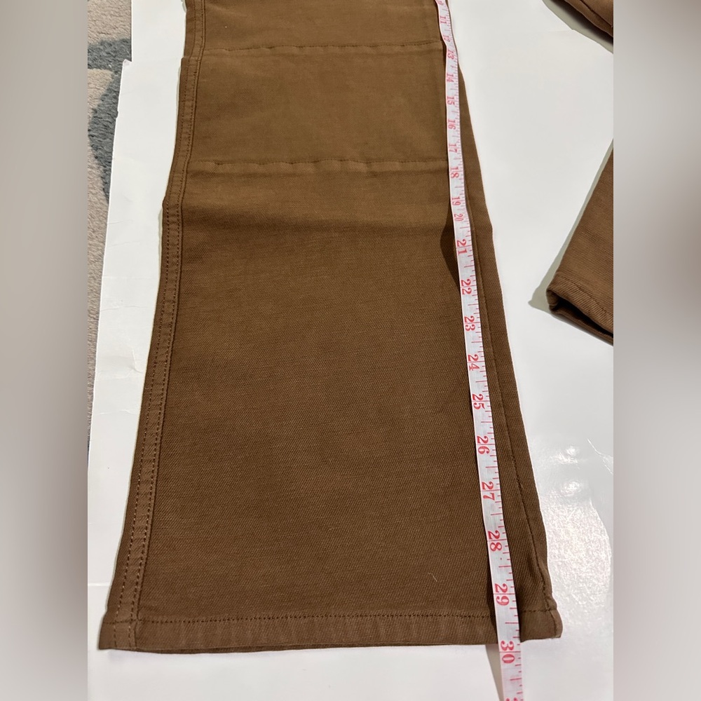 Terry Twill Cargo Pants NEW! Dictionary Mocha Size Small - Soft & Stylish! - Picture 9 of 11